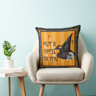 I Put A Spell On You Throw Pillow