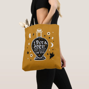 I put a spell on you tote bag