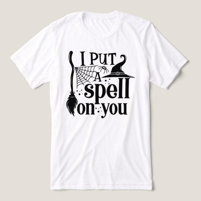 "I Put A Spell On You" Tri-Blend Shirt (Design Front)
