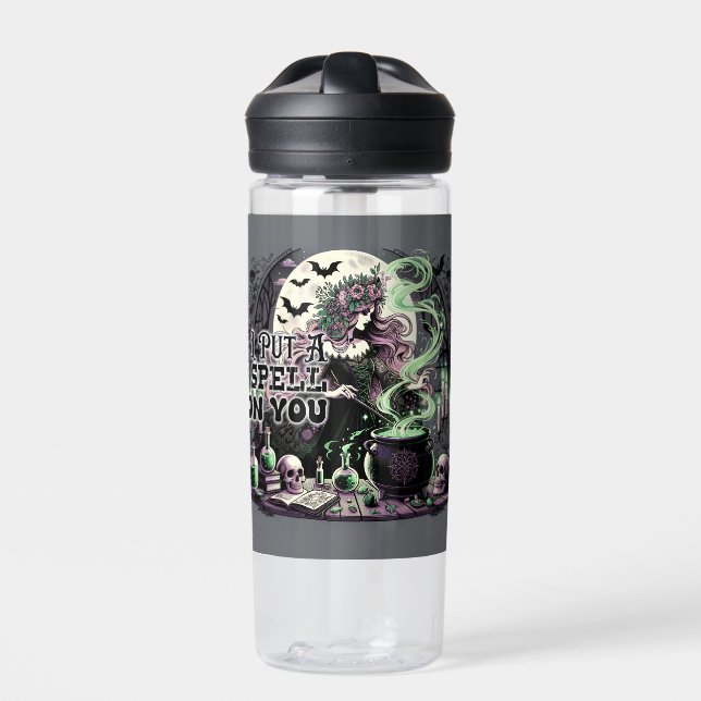 I Put A Spell On You Water Bottle (Front)
