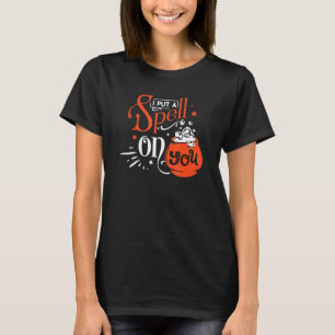 I Put A Spell On You Witches Bubbling Cauldron Hal T-Shirt