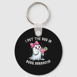 I Put The Boo In Booracha Funny Halloween Ghost Dr Key Ring