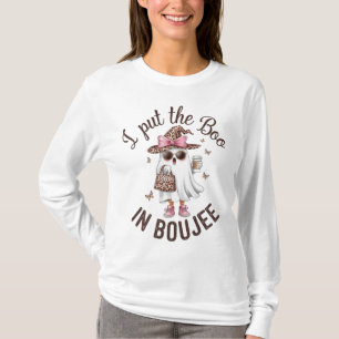 I put the boo in boujee cute halloween ghost T-Shirt