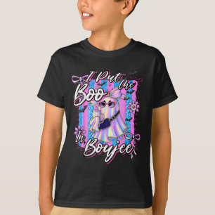I Put The Boo In Boujee Funny Leopard Boujie Ghost T-Shirt
