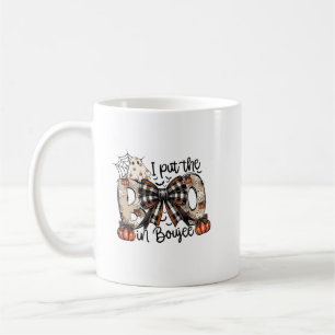 i put the boo in boujee halloween coffee mug