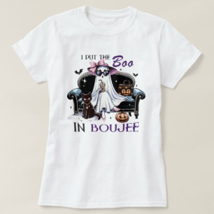 I Put the Boo in Boujee Halloween Woman's T-shirt