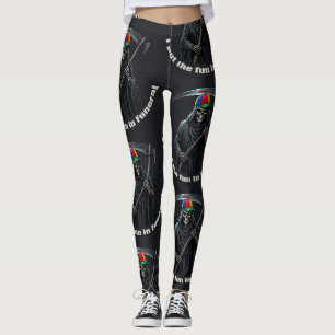 I Put the Fun in Funeral Leggings