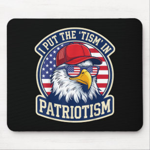 I Put The In Patrio Aamerican Athletic Eagle Usa Mouse Pad
