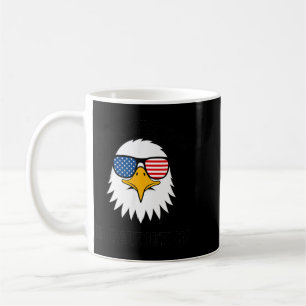 I Put The In Patrio Bald Eagle Flag Humour Coffee Mug