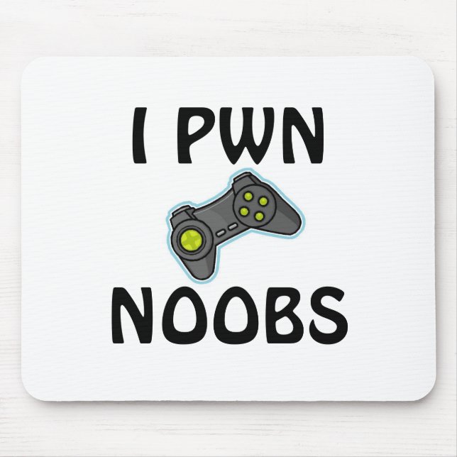 I PWN NOOBS MOUSE PAD (Front)