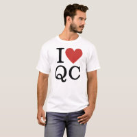 I ❤️ QC Quality Control for Employees CUSTOM Men's