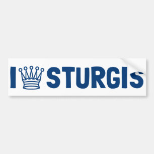 I Queen Sturgis Bumper Sticker