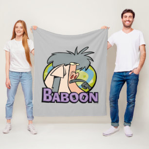 I.R. Baboon Character Badge Fleece Blanket