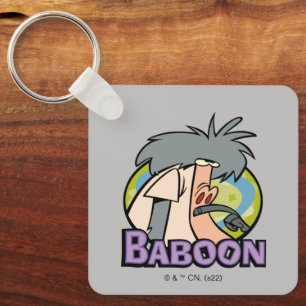 I.R. Baboon Character Badge Key Ring