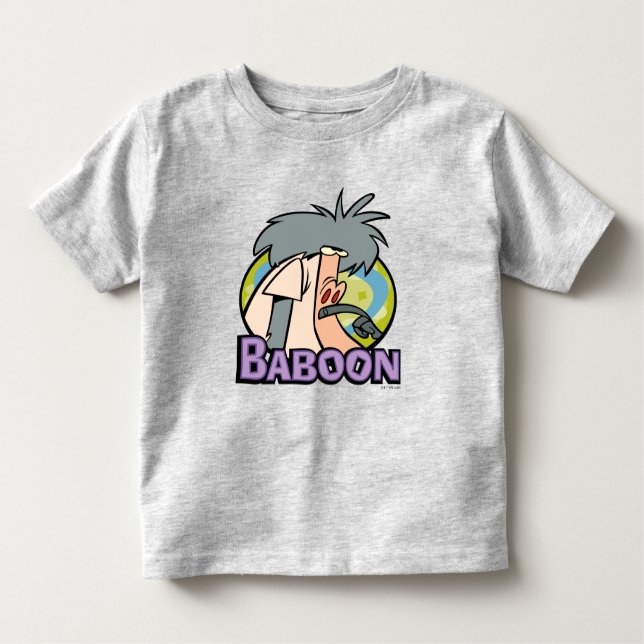 I.R. Baboon Character Badge Toddler T-Shirt (Front)