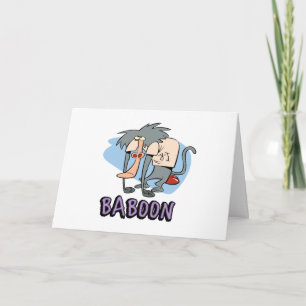I.R. Baboon Character Graphic Card