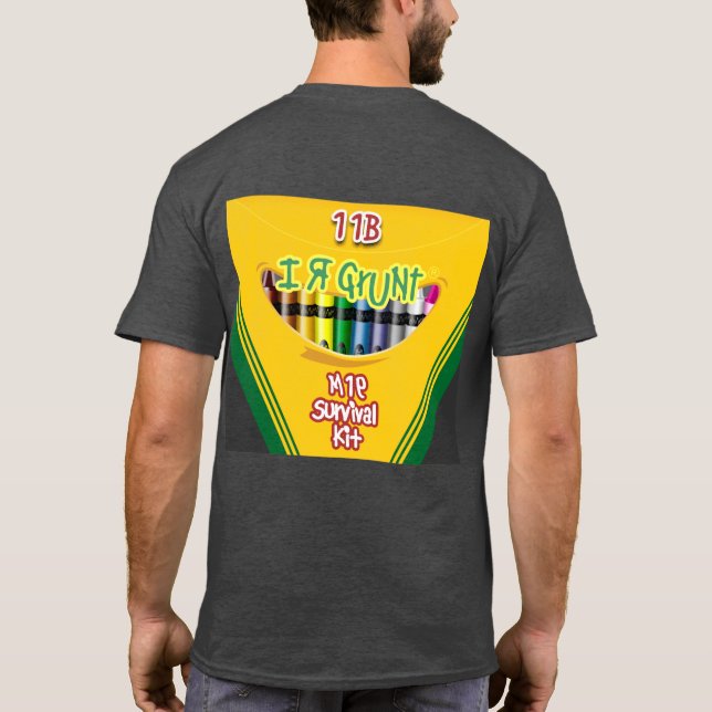 "I R GRUNT" Customisable T-Shirt (Back)