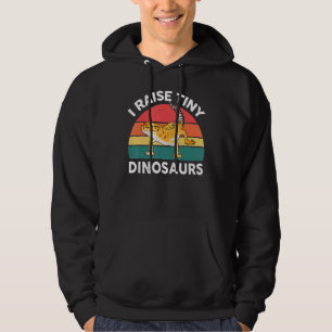 I Raise Tiny Dinosaurs Leopard Gecko Funny Mum Dad Hoodie
