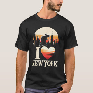 I Rat NY I Love Rats New York Funny Rats Lover T-Shirt