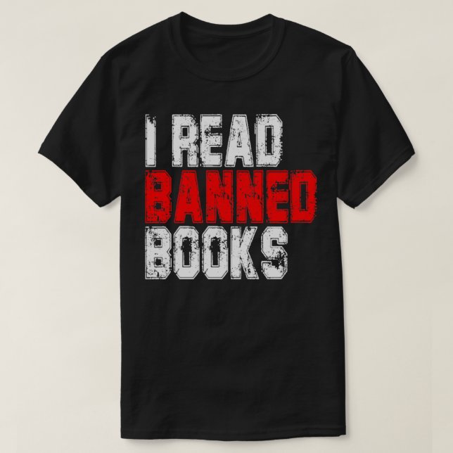 I Read Banned Books2 T-Shirt (Design Front)