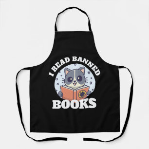 I read banned books apron