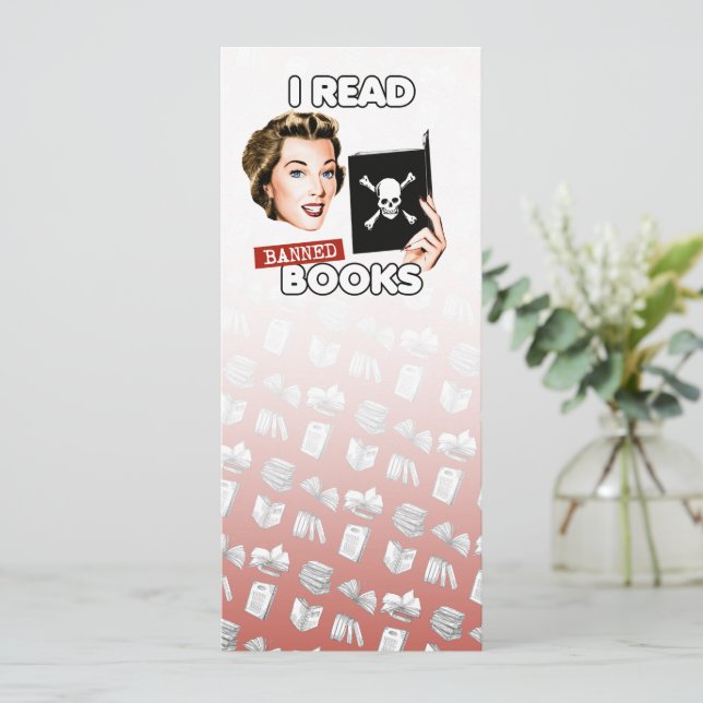 I Read Banned Books Bookmark Save The Date (Standing Front)