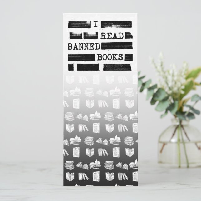 I Read Banned Books Bookmark Save The Date (Standing Front)