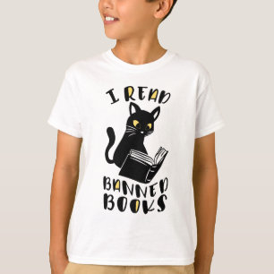 I read banned books Cat T-Shirt