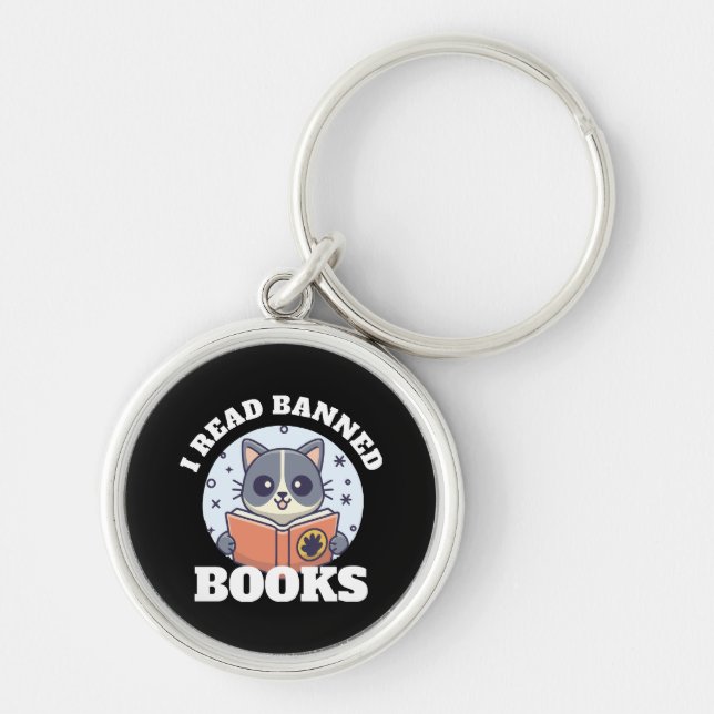 I read banned books key ring (Front)