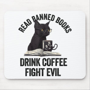 I Read Banned Books Lover BookWorm Love Banned Boo Mouse Pad