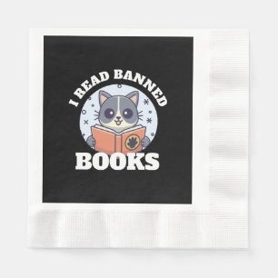 I read banned books napkin