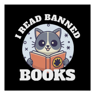 I read banned books poster
