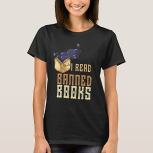 I Read Banned Books Reader Bookworm 8 T-Shirt