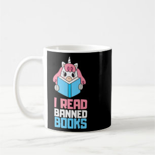 I Read Banned Books Reader Bookworm  Coffee Mug