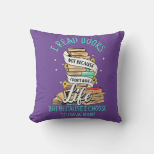I read books cushion