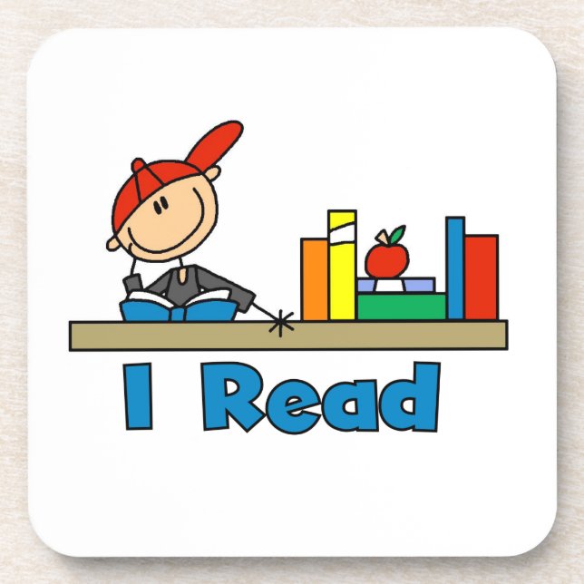 I Read Coaster (Front)