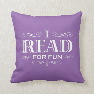 I Read For Fun Cushion