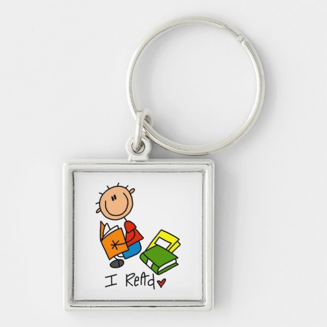 I Read Key Ring (Front)