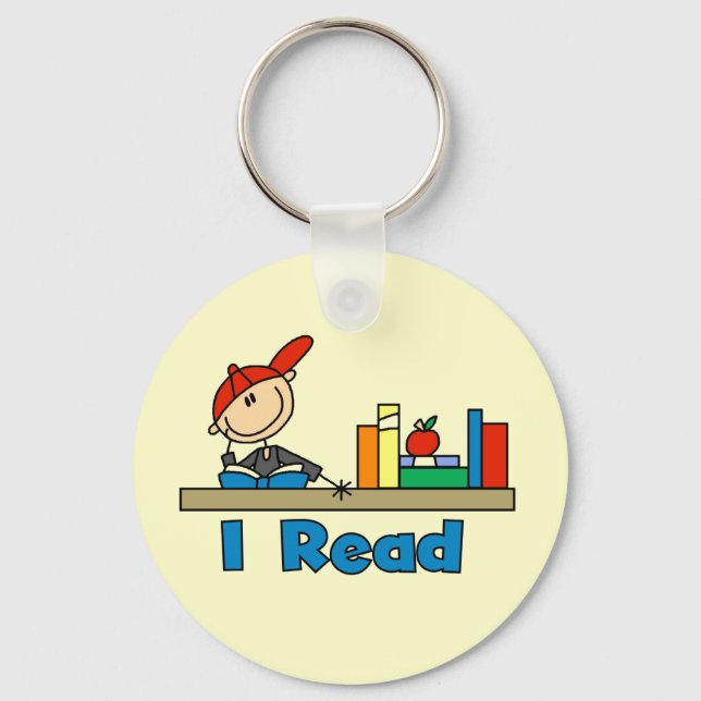 I Read Key Ring (Front)