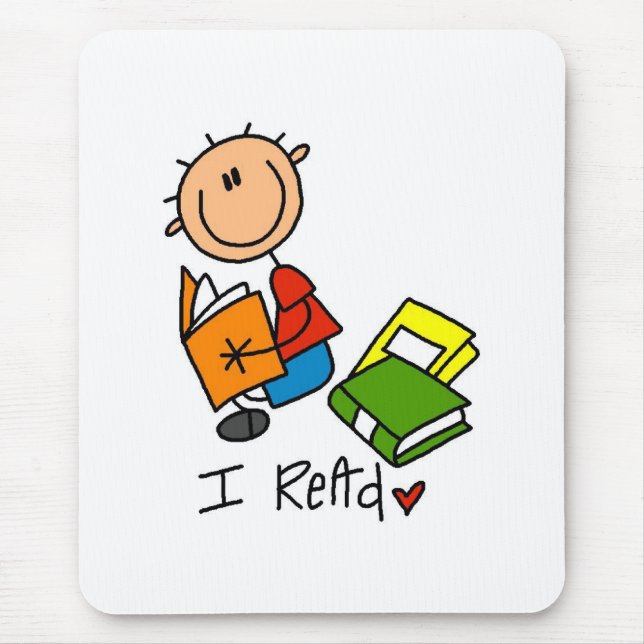 I Read Mouse Pad (Front)