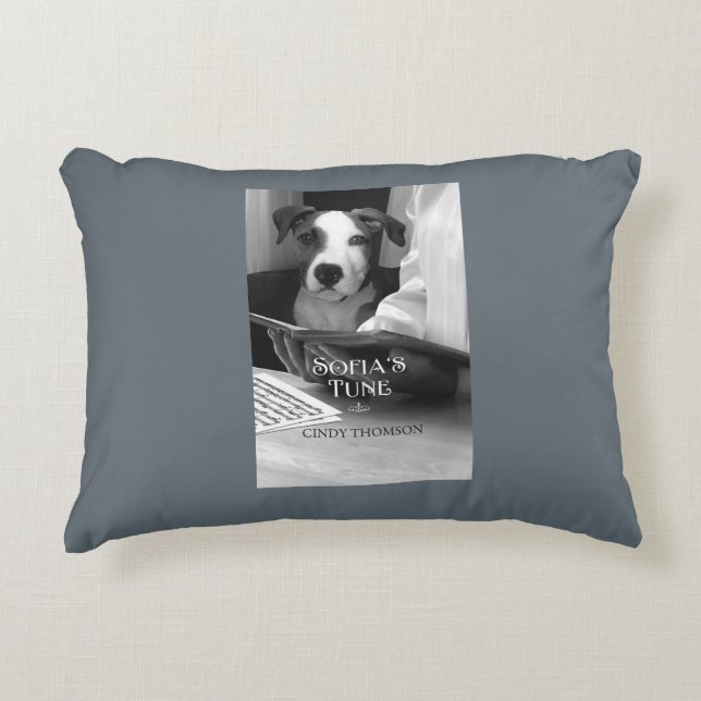 I Read Past My Bedtime pillow (Front)