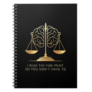 I Read the Fine Print So You Don't Have To Notebook