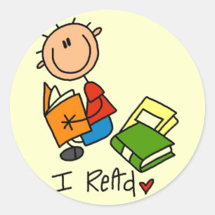 I Read Tshirts and Gifts Classic Round Sticker