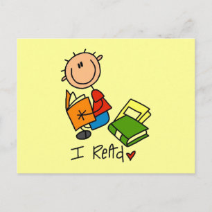 I Read Tshirts and Gifts Postcard