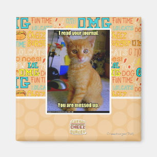 I read your journal magnet