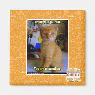 I read your journal magnet