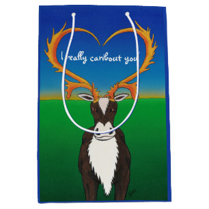 I Really Caribout You Medium Gift Bag