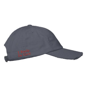 I Really Do Care - Scotland Blue USA Embroidered Hat