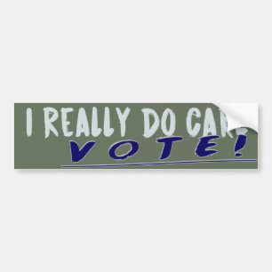 I Really Do Care - Vote Melania Anti-Trump Bumper Sticker