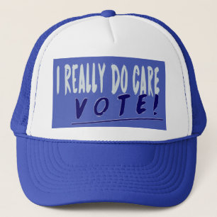 I Really Do Care - Vote Melania Anti-Trump Trucker Hat